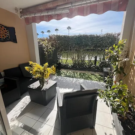 Appartamento 2p Jardin Sud Vue Avec Piscine Tennis Parking Prive *
